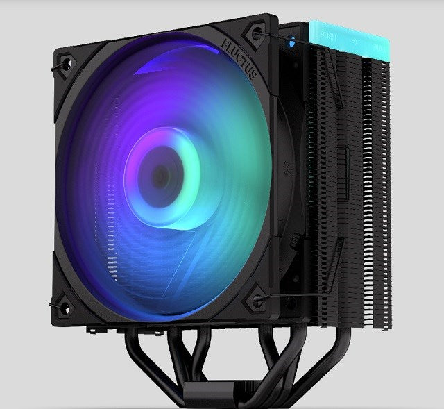 Fera 5 Black ARGB Processor Cooling System, High Efficiency, Black Finish