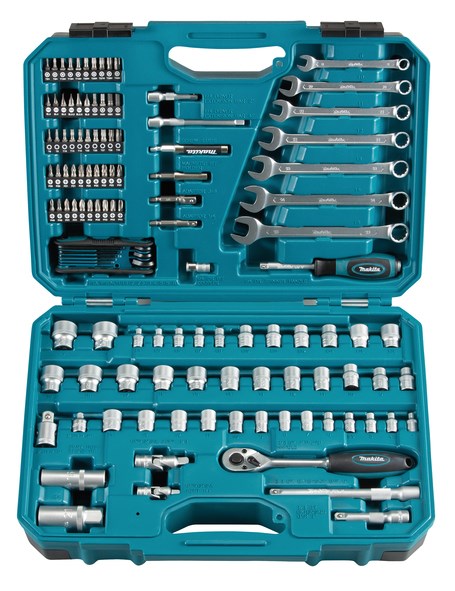 Makita E-06616 Universal Tool Set 120 Pieces in Case