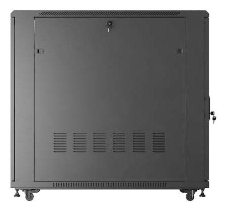 Lanberg FF01-6222-12B rack cabinet 22U Freestanding rack Black