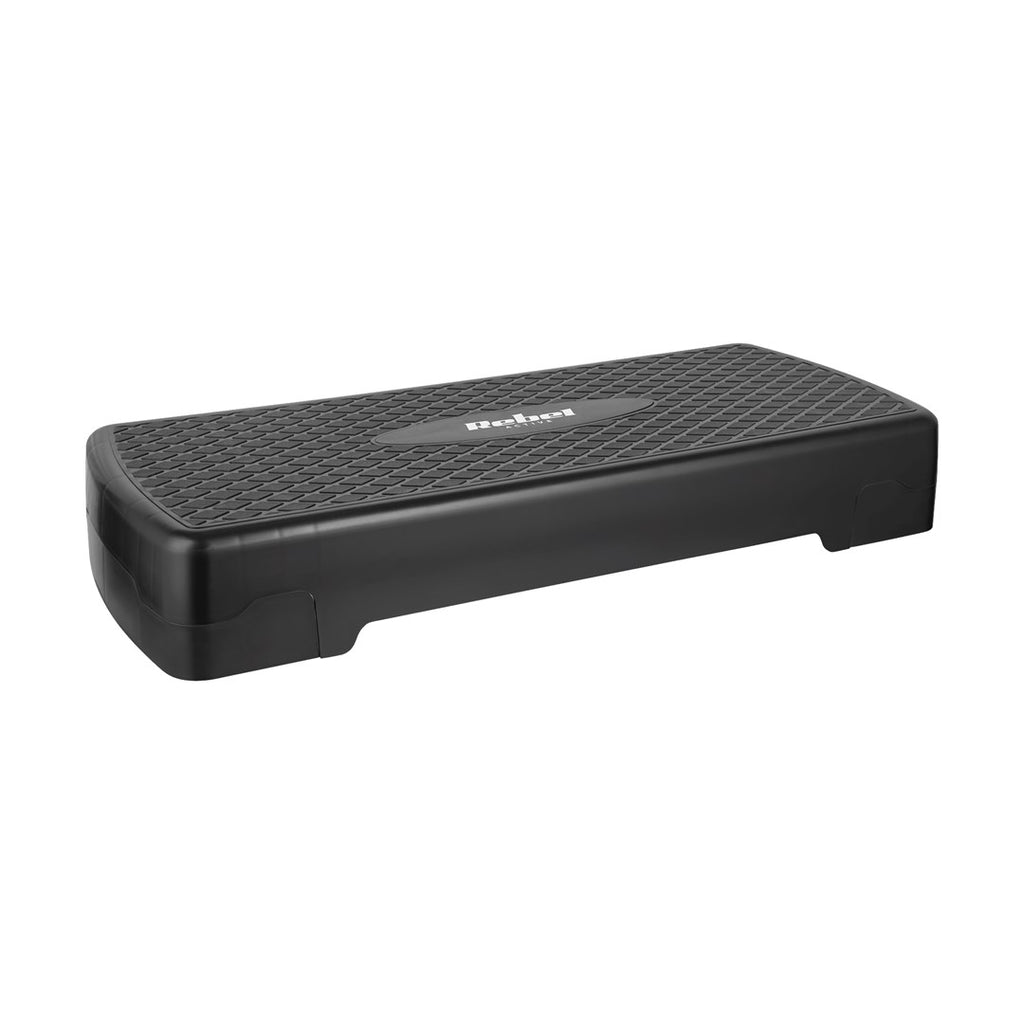 REBEL ACTIVE Fitness Step 3 Levels Black