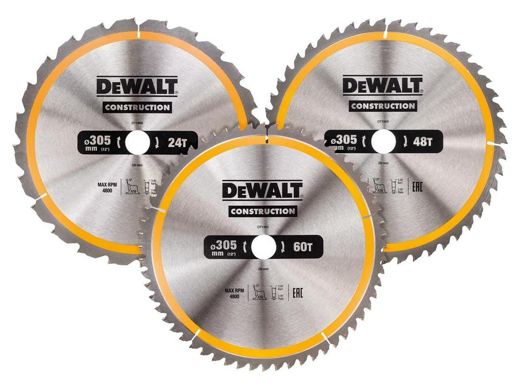 DeWALT Circular Saw Blade 305 mm 24T 48T 60T DT1964-QZ