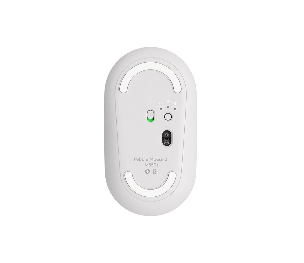 Logitech 920-012240 keyboard Mouse included Universal RF Wireless + Bluetooth QWERTY US International White