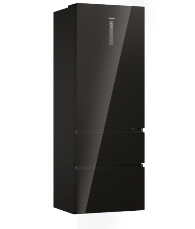 HAIER HTW7720DNGB Multidoor Refrigerator (Black)