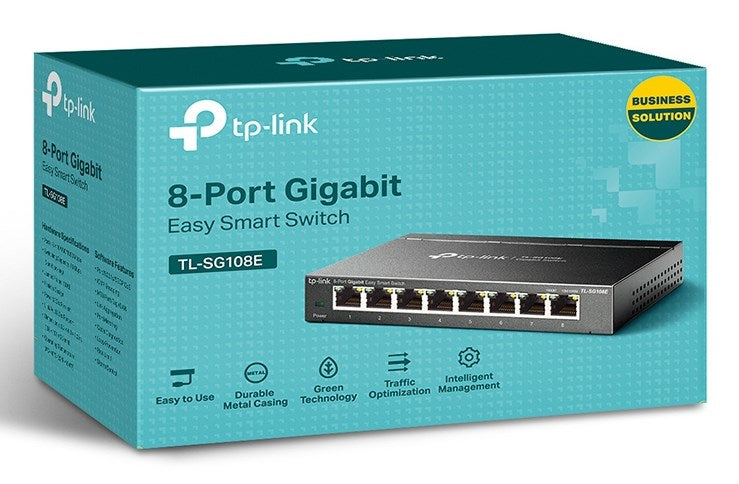 TP-LINK TL-SG108E Managed L2 Gigabit Ethernet Switch