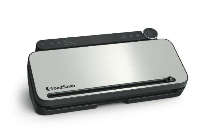 FoodSaver Vacuum Sealer 130W 6.5 l/min Airflow Stainless Steel VS3190X