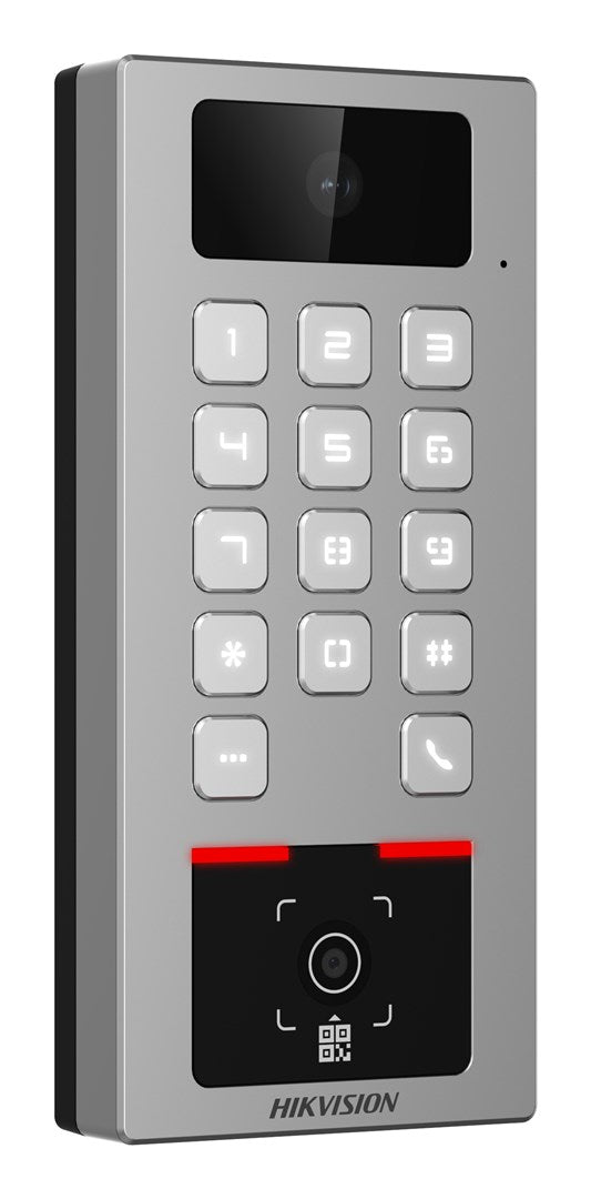 Hikvision DS-K1T502DBWX-CQR access control reader Entrance control terminal Grey