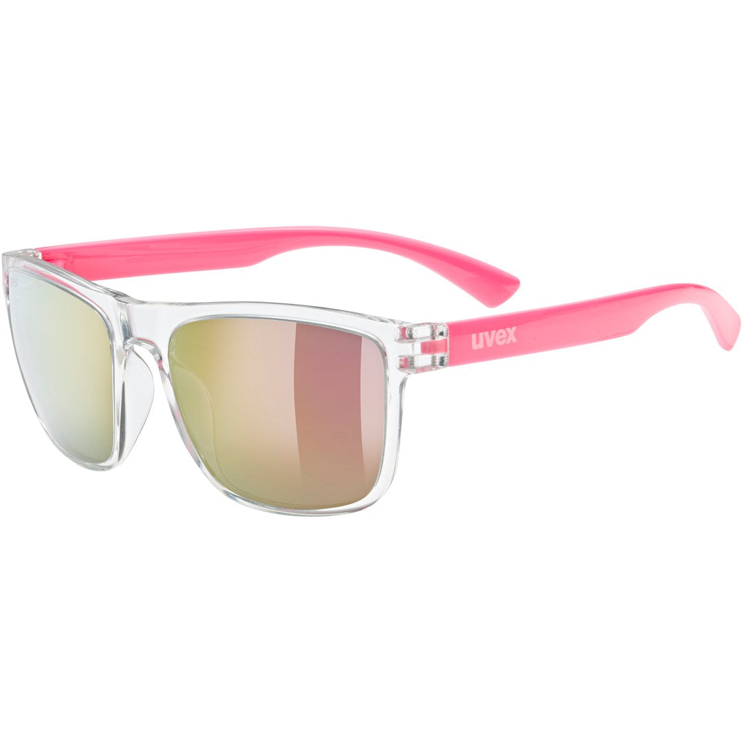 Uvex rookie clear Multi-sport glasses Boy/Girl Full rim Pink  Translucent