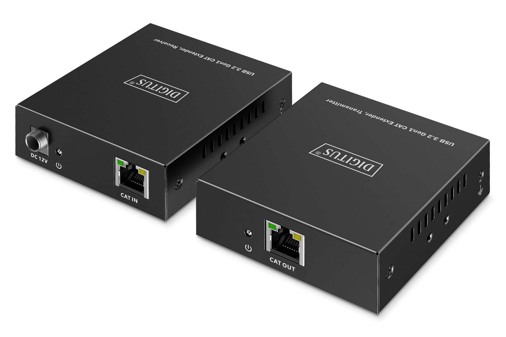 USB Extender over Cat.6A up to 100 m with Hub