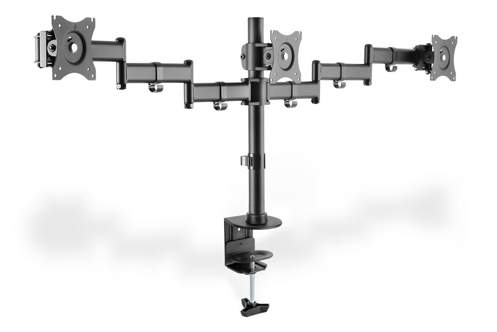 DIGITUS DA-90362 Mounting Kit for 3 Monitors Black