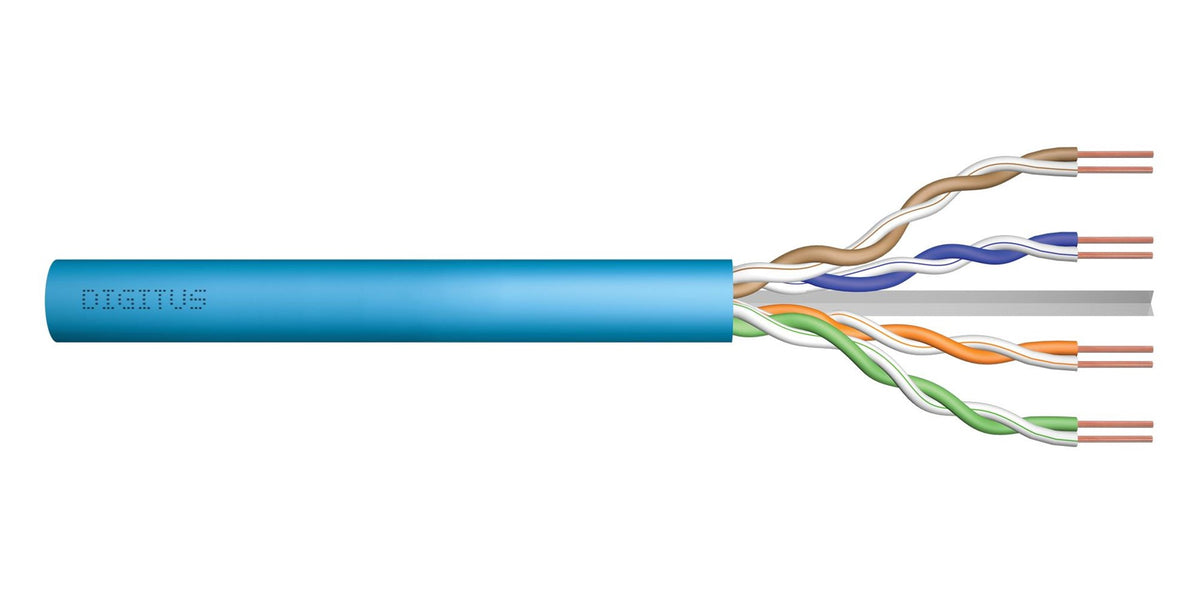 Digitus CAT 6A U/UTP installation cable  500 m  simplex  B2ca