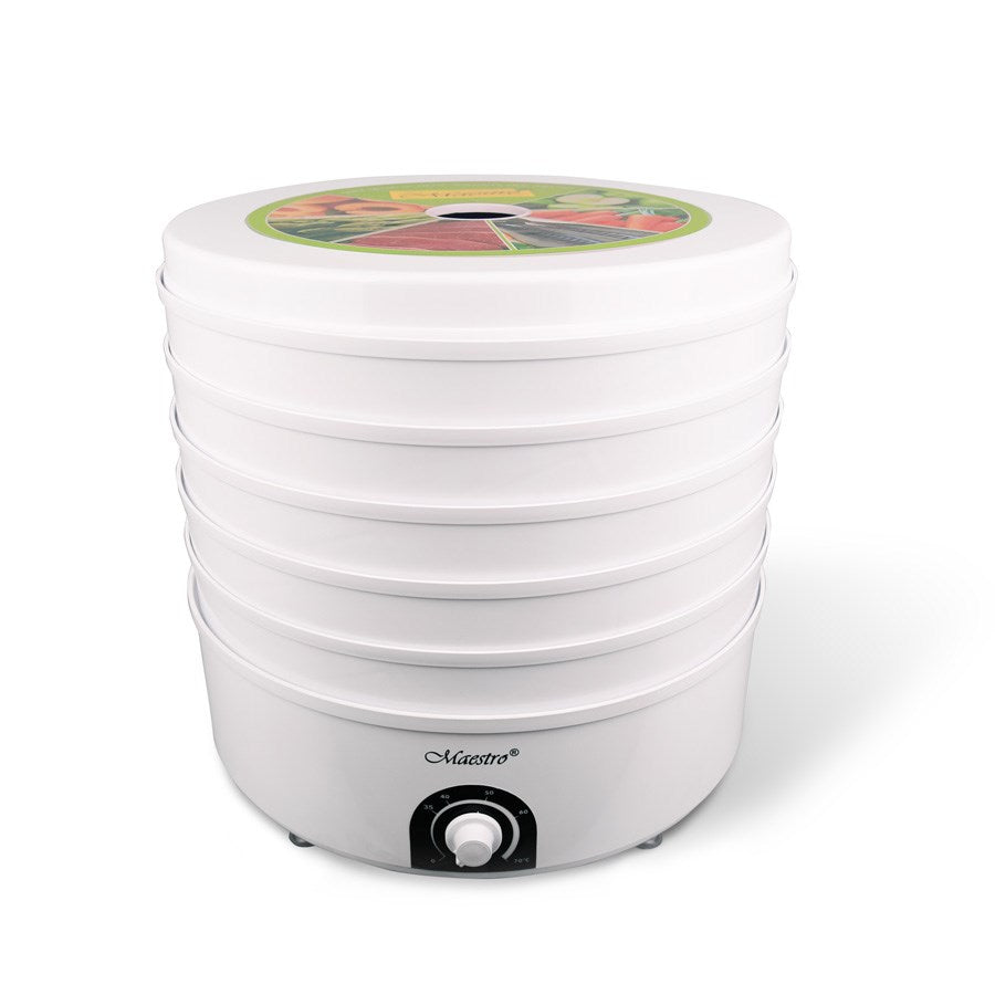 Maestro Food Dehydrator 520 W for Mushrooms, Vegetables, and Fruits MR-766