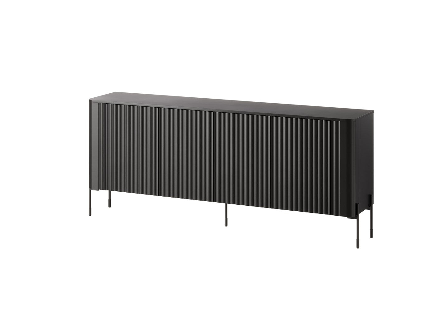 Cama VERA Chest of Drawers 190x40x80 Black Matt