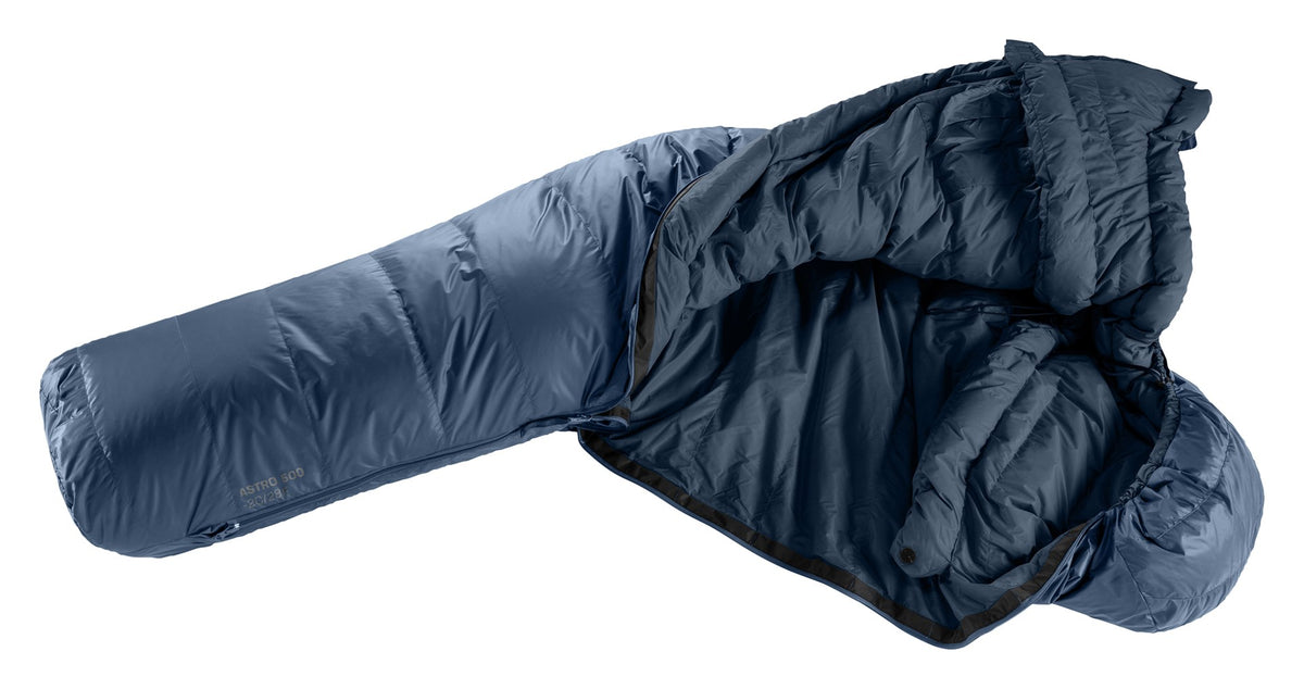 Deuter Astro 500 -2C/28F Adult Mummy Sleeping Bag Ripstop Blue | 371122513481