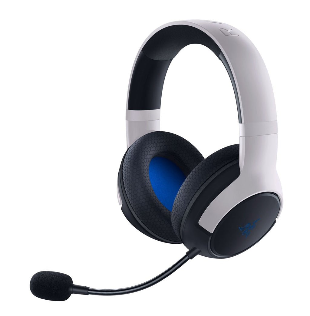 Razer Kaira HyperSpeed Wireless Headphones - Gaming - USB Type-C - Bluetooth - White - Black - Model RZ04-03980200-R3G1