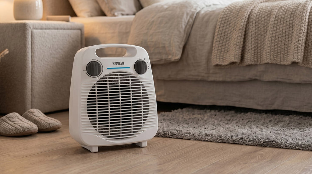 NOVEEN FH08 Fan Heater  White