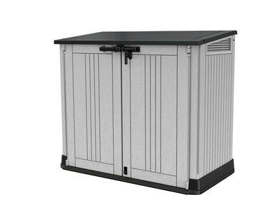 KETER GARDEN AND BALCONY BOX MIDI GREY-BLACK 132x71.5x113.5cm