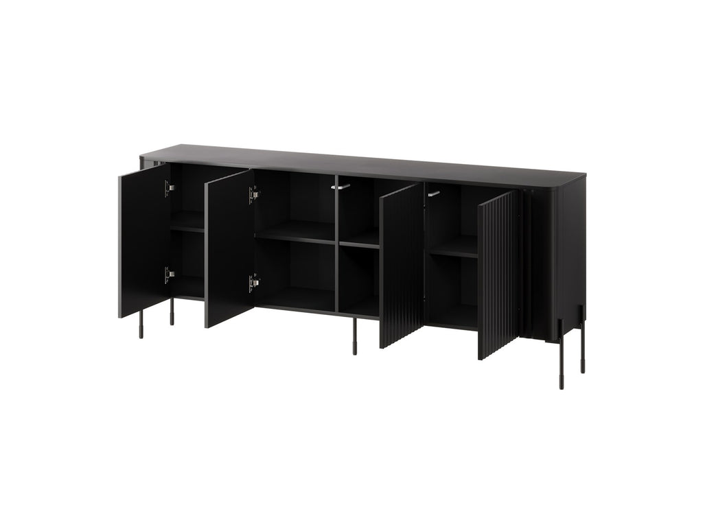 Cama VERA Chest of Drawers 190x40x80 Black Matt