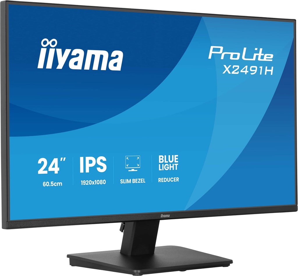 iiyama ProLite X2491H-B1 computer monitor 60.5 cm (23.8 ) 1920 x 1080 pixels Full HD LCD Black