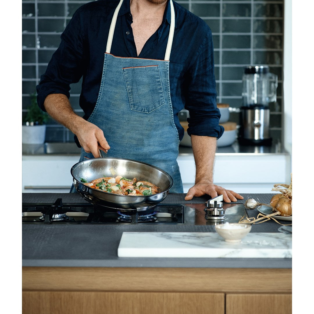 WMF Profi Round All-Purpose Pan - Stainless Steel, 24 cm - Induction, Gas, Halogen (07 9464 9991)