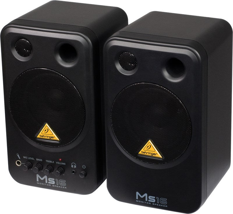 Behringer MS16 Loudspeaker 2-Way Black 16W