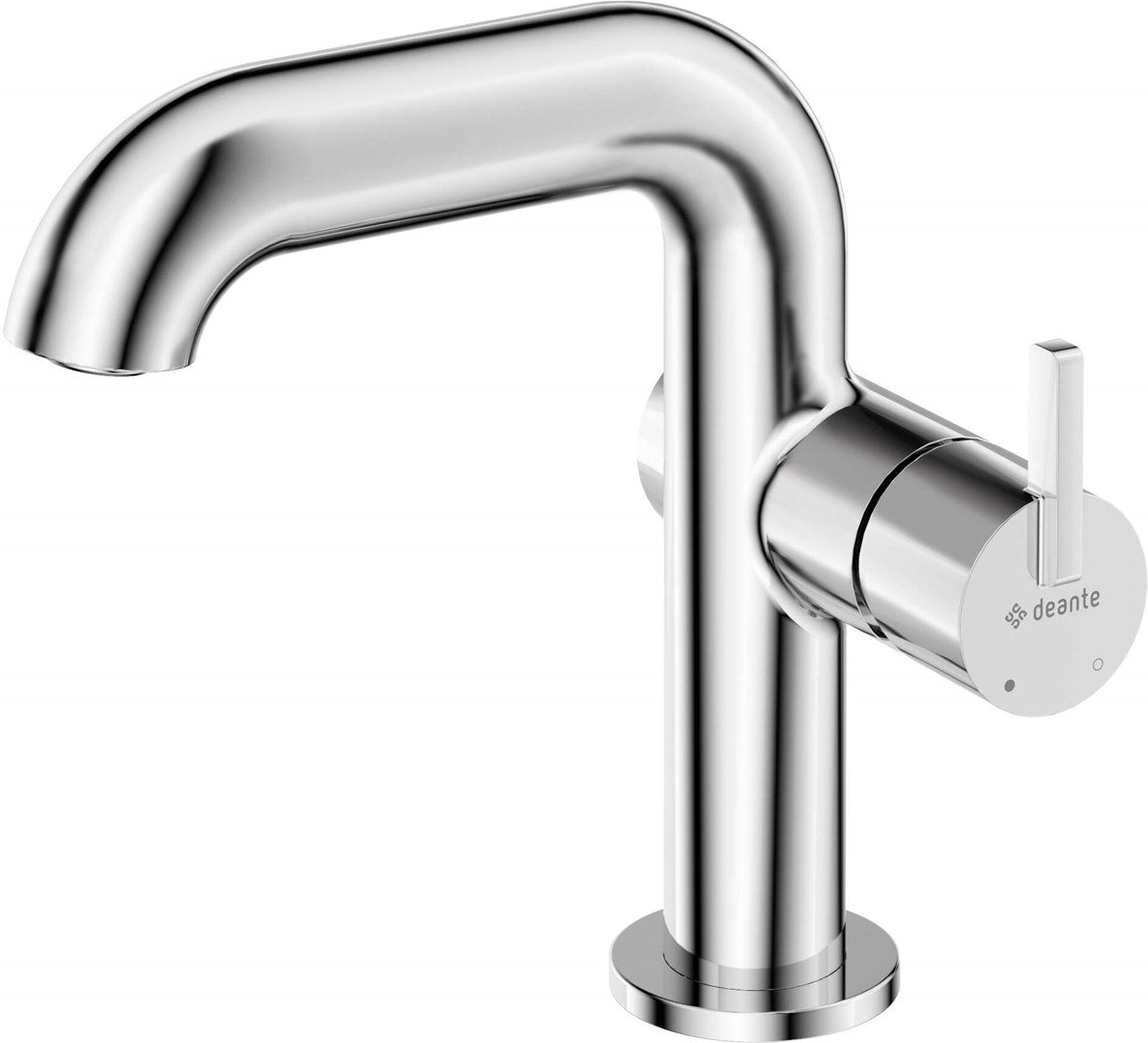 Deante Washbasin Mixer with Rectangular Spout Chrome