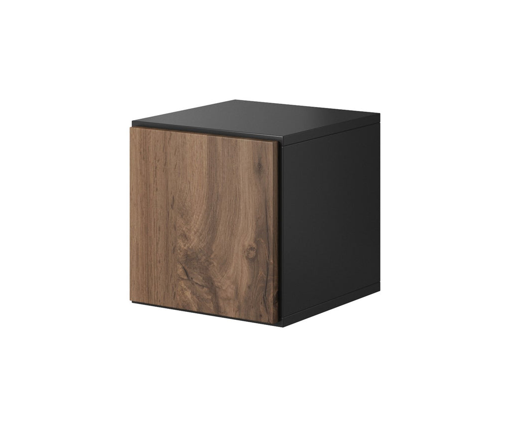 Cama Full Storage Cabinet ROCO RO5 37/37/39 Anthracite/Wotan Oak