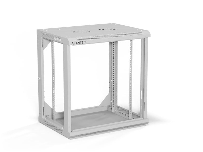 A-LAN 19" 12U Wall-Mounted Cabinet Grey Dimensions: 600x450 mm Lockable
