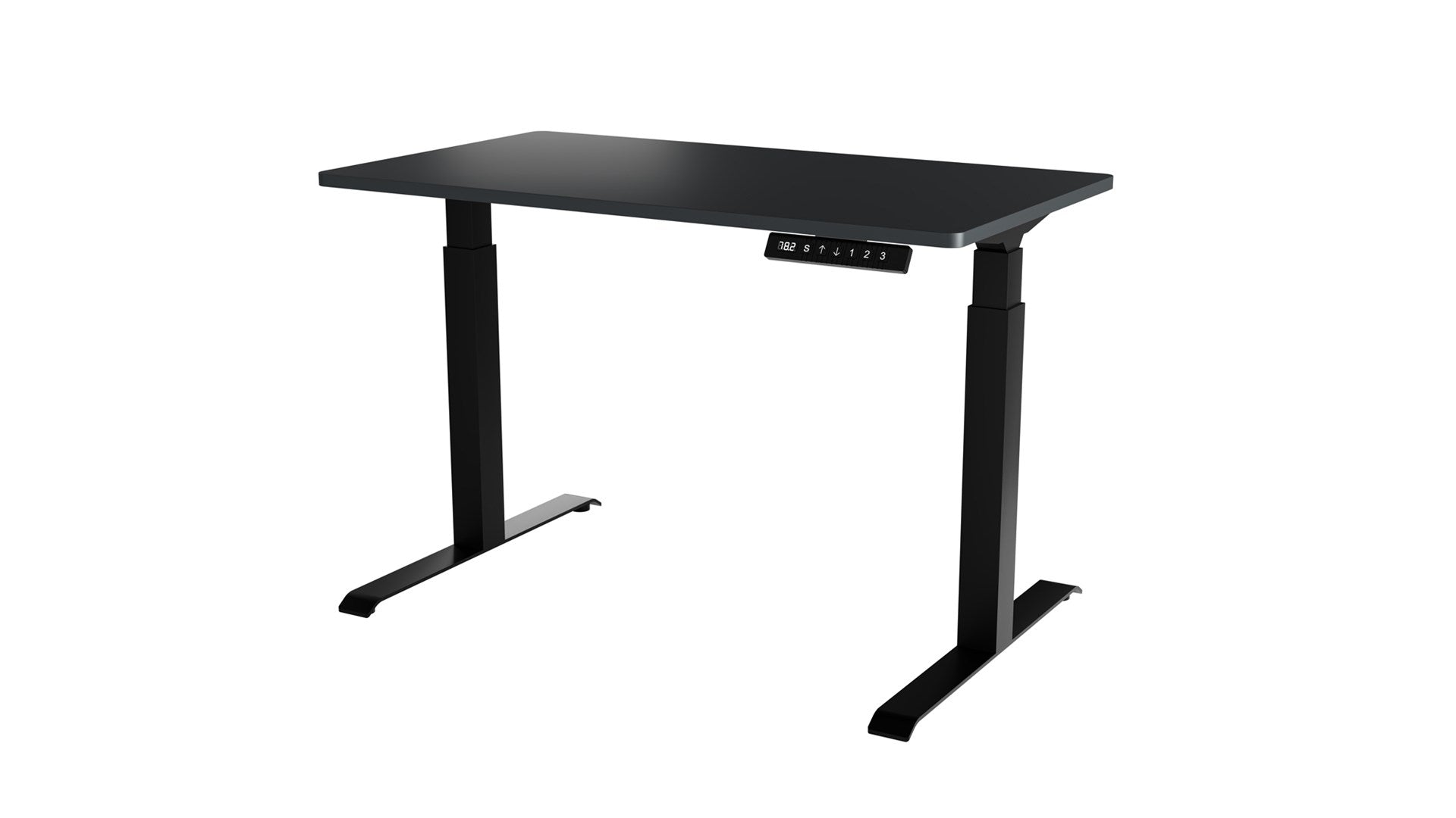 MOON Electric Height Adjustable Desk 121x67 Black/Anthracite 121x67x72-120