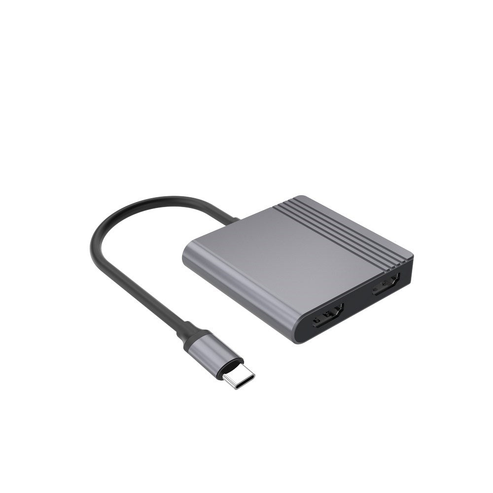 Gembird A-CM-COMBO3-04 USB Type-C 3-in-1 Multi-Port Adapter Space Grey