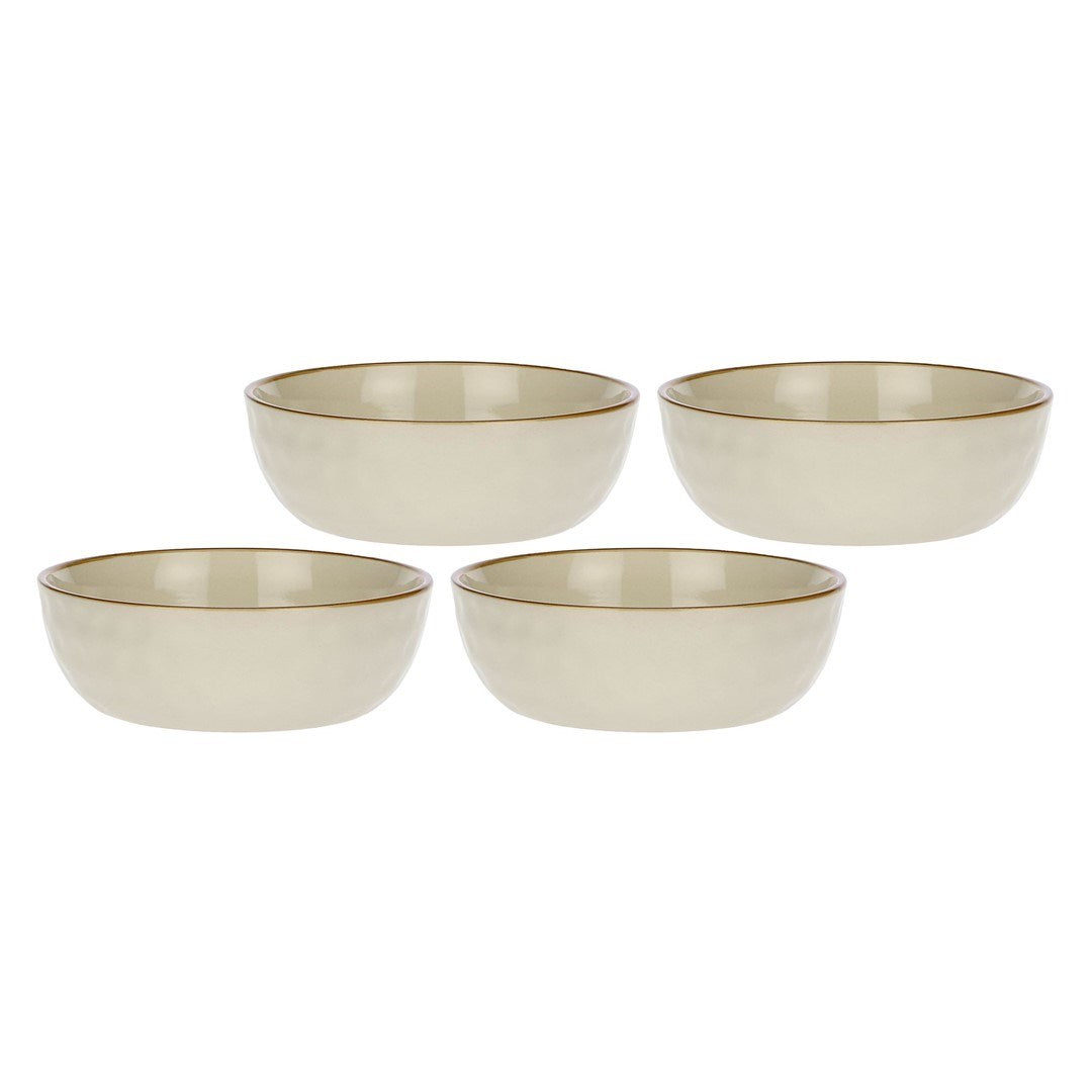 Set of 4 Concerto Avorio salad bowls - Ivory  20 cm