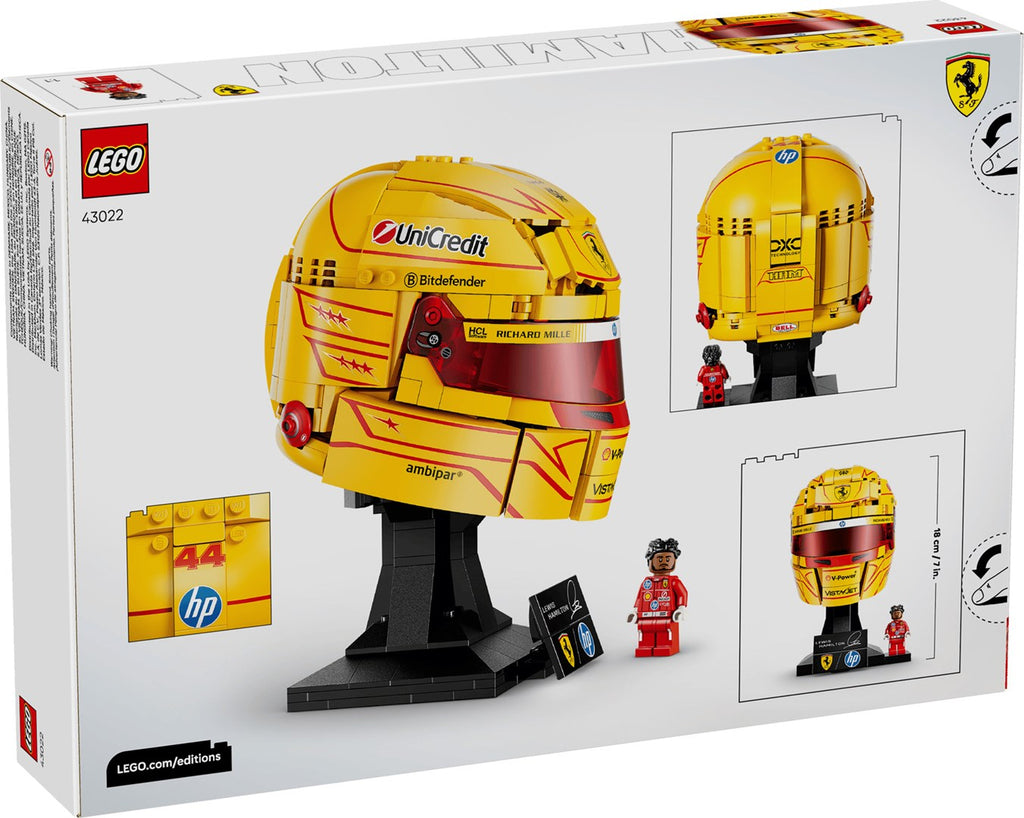 LEGO EDITIONS 43022 Scuderia Ferrari HP Lewis Hamilton Helmet
