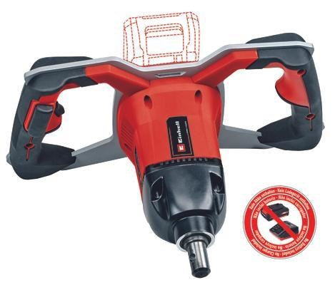 Einhell GP-EA 18/150 Li BL-Solo 125 RPM Battery 5.7 kg