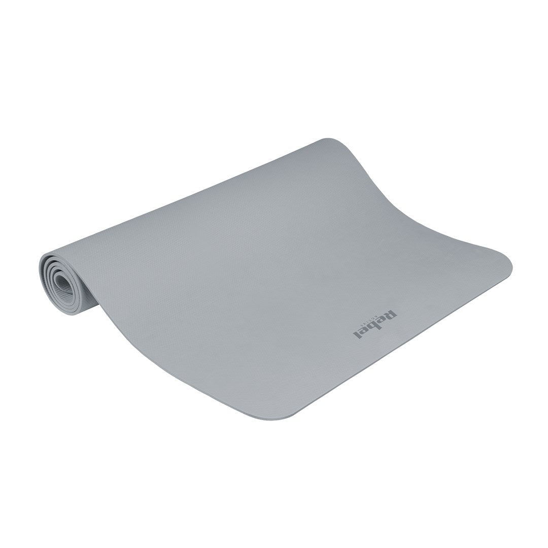 Rebel Gym Mat TPE 200x90 cm 1 cm Thick Gray RBA-3159-GY