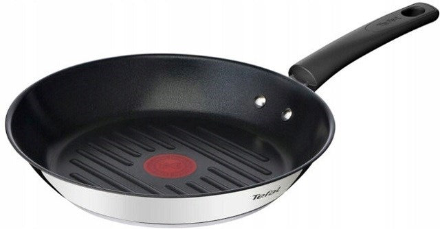 Tefal Duetto+ Grill Pan 26 cm Stainless Steel Non-Stick G7334055