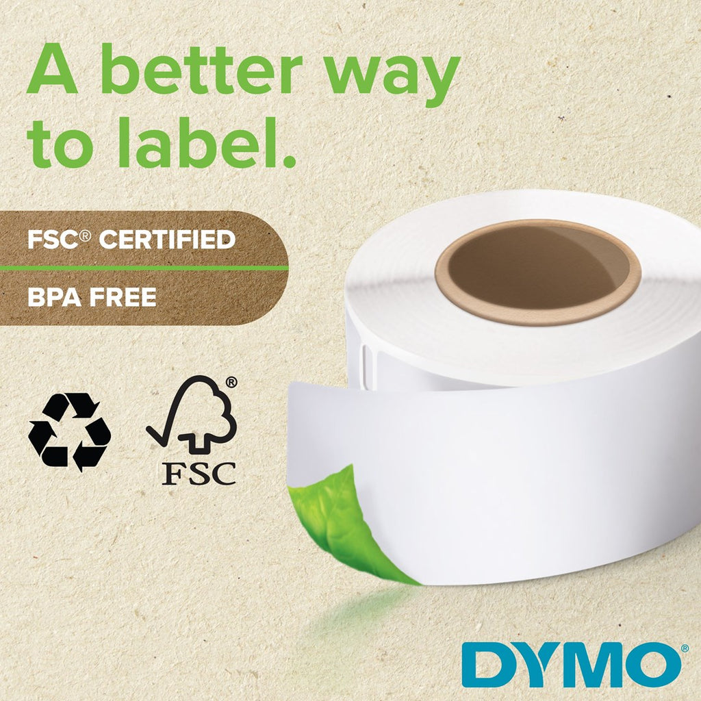 DYMO LabelWriter Durable Labels - 57 x 32 mm - White - Self-adhesive - Polypropylene - LabelWriter Wireless - 4XL - SE450 - 450