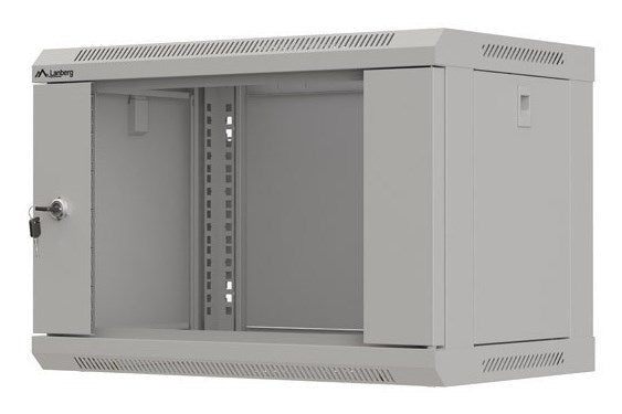 Lanberg Rack Mounting Cabinet 19" 6U 540x350 Grey with Glass Door WF03-5306-10S