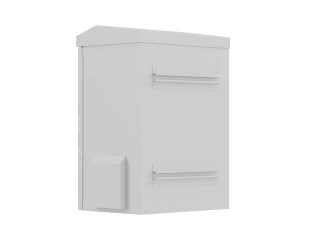 Lanberg Wall Mounted Rack Cabinet 3U Grey IP55 WAH1-3450-00S