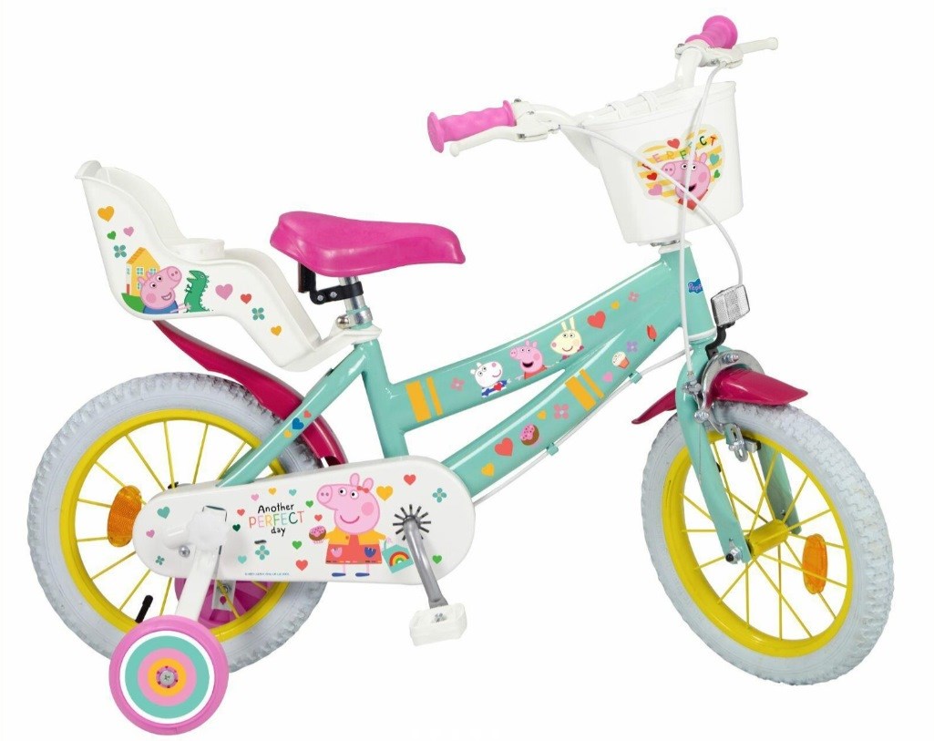 TOIMSA 14 Peppa Pig Children's Bicycle Green