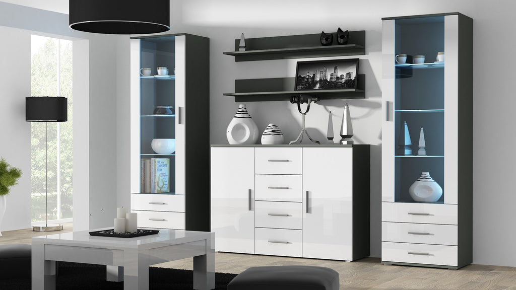 Cama Set of Two Shelves 125 cm SOHO Grey Matte