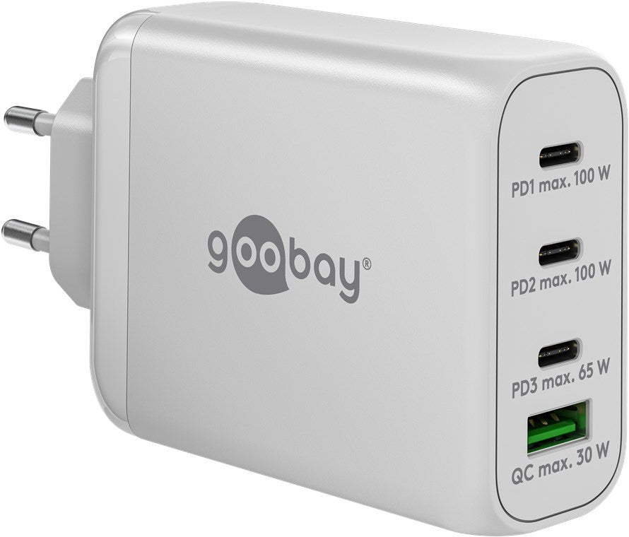 Goobay 65556 mobile device charger Laptop  Smartphone White AC Fast charging Indoor