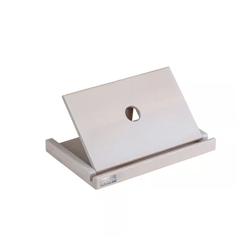 ARTELEGNO Beech Wood Book/Tablet Stand - Flat Folding Design