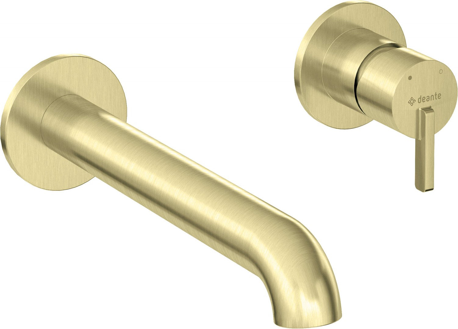 Deante Concealed Washbasin Tap Brushed Gold BQS R54L