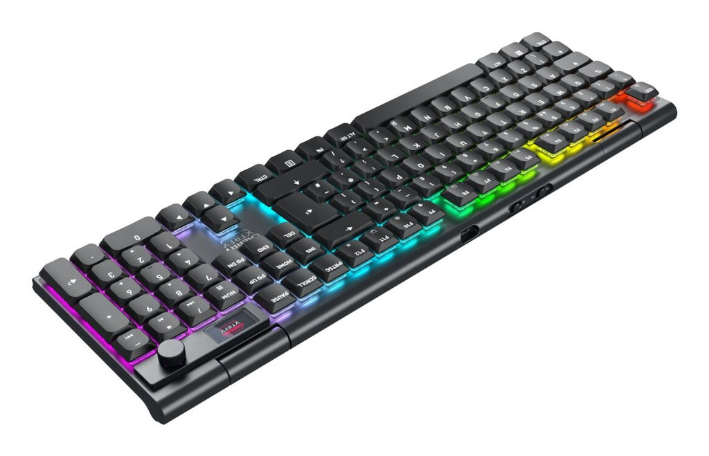 Cherry XTRFY MX 10.1 Wireless Gaming Keyboard - Low-Profile - RGB - QWERTZ - Black (G8A-25100HJADE-2)