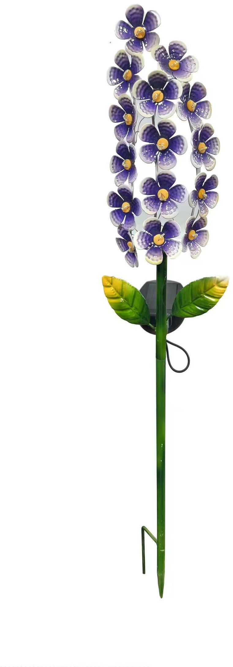 GALIX Violet Solar-Powered Decorative Light - G2622 - 15 Micro LEDs - 3 Lumens