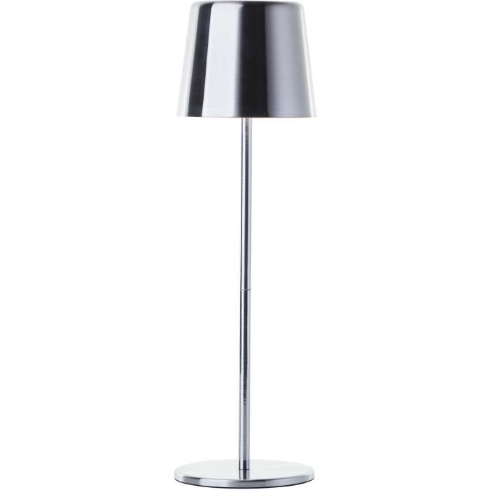 XAANA BRILLIANT Outdoor Table Lamp - Rechargeable - Chrome - LED - 2W - IP44 160lm