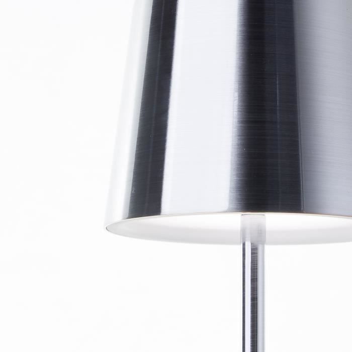XAANA BRILLIANT Outdoor Table Lamp - Rechargeable - Chrome - LED - 2W - IP44 160lm