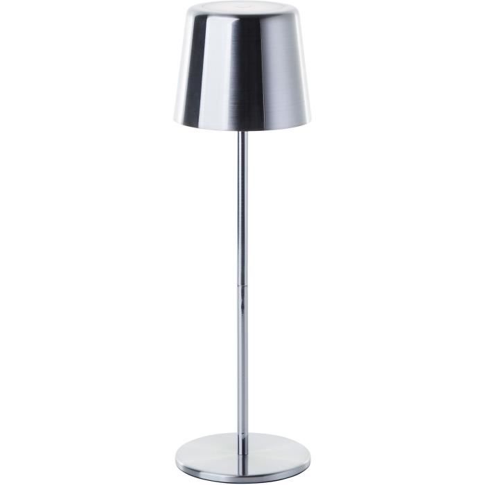 XAANA BRILLIANT Outdoor Table Lamp - Rechargeable - Chrome - LED - 2W - IP44 160lm