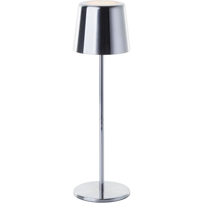 XAANA BRILLIANT Outdoor Table Lamp - Rechargeable - Chrome - LED - 2W - IP44 160lm