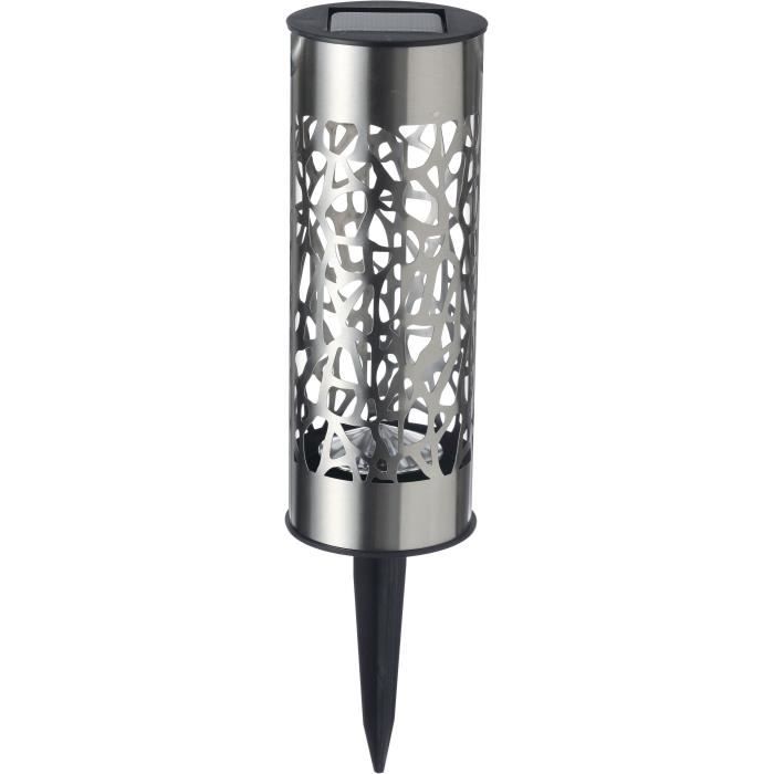 GALIX Solar Bollard G4445 - 4 Lumens - H28cm - Warm White - Surface or Ground