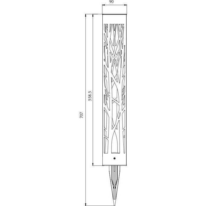 GALIX Solar Beacon G4465 - 20 Lumens - H70cm - Warm White - Mountable